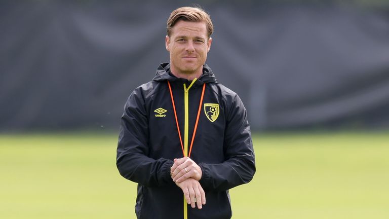 Scott Parker during a Bournemouth pre-season training session