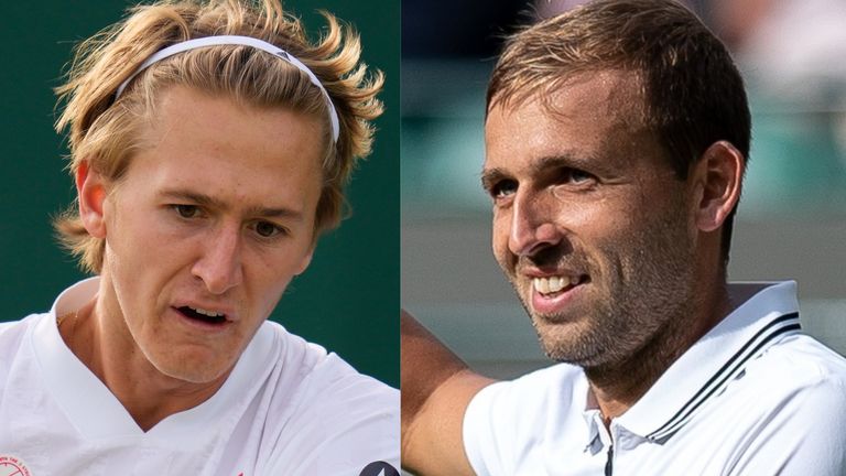 Sebastian Korda and Dan Evans - Wimbledon