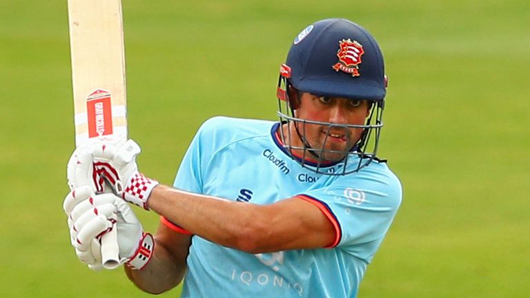 Sir Alastair Cook cracked an unbeaten 92 to steer Essex to a nine-wicket win over Middlesex in the Royal London One-Day Cup