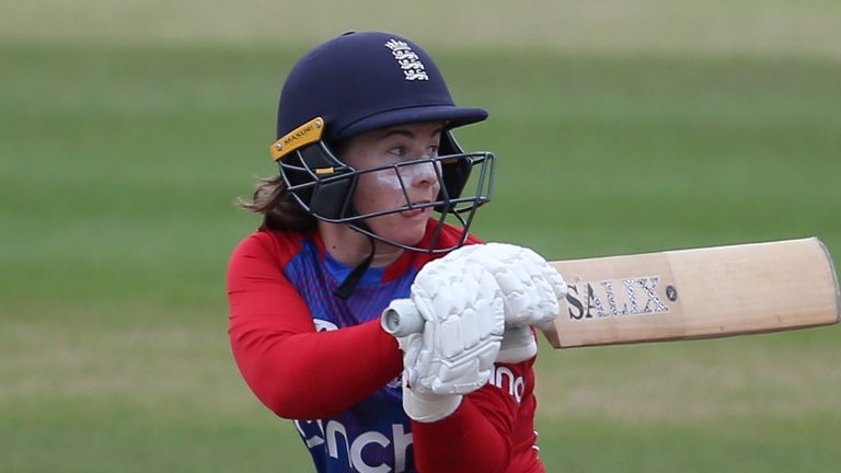 Tammy Beaumont, England Women, second T20I versus India (Getty)