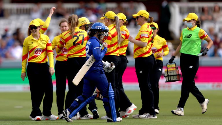 Tammy Beaumont's first Hundred innings was a frustrating one as she managed just 13 from 12 balls