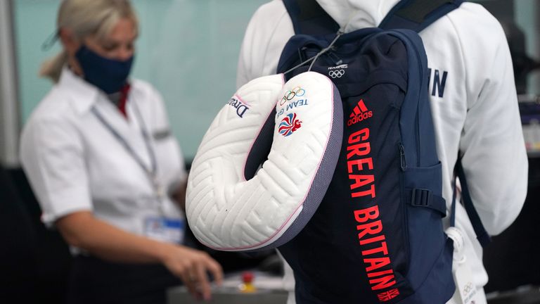 GB athletes are travelling to Japan ahead of the start of the Games on July 23