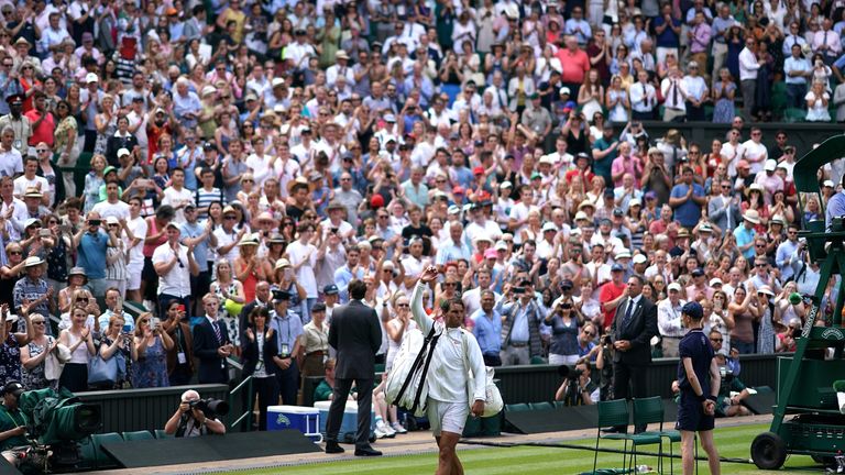 Wimbledon are welcoming full capacity crowds for the quarter-finals, semi-finals and finals this week