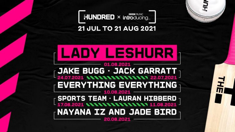 LADY LESHURR, JAKE BUGG, EVERYTHING EVERYTHING AND JACK GARRATT ANNOUNCED FOR THE HUNDRED