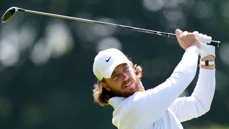 Tommy Fleetwood during the third round of the Scottish Open
