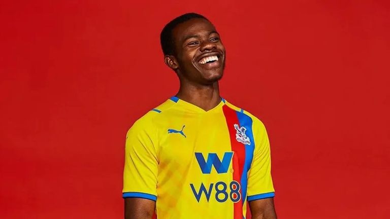 Crystal Palace will again have a yellow away kit