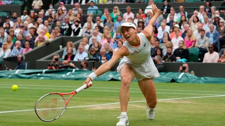 Viktorija Golubic saw her best ever Grand Slam run ended after a straight sets defeat