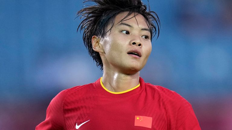 Wang Shuang scored all four goals for China