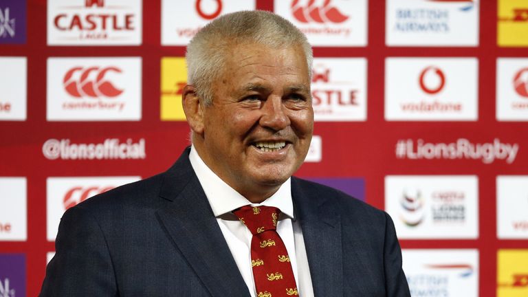 Warren Gatland was delighted after the Lions stuck another 50 points on South African opposition