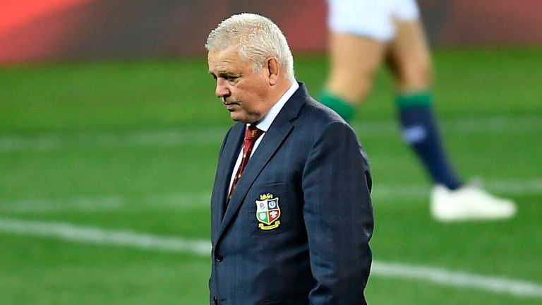 14 July 2021; British and Irish Lions head coach Warren Gatland before the British and Irish Lions Tour match between South Africa ...A... and The British & Irish Lions at Cape Town Stadium in Cape Town, South Africa. Photo by Ashley Vlotman/Sportsfile