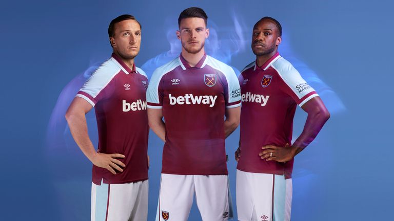 West Ham have unveiled their new home kit for the 2021/22 season