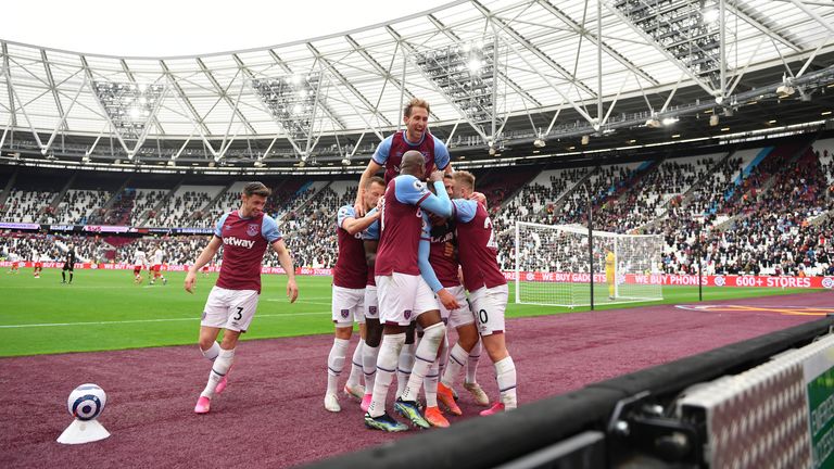 AP - West Ham celebrate at London Stadium