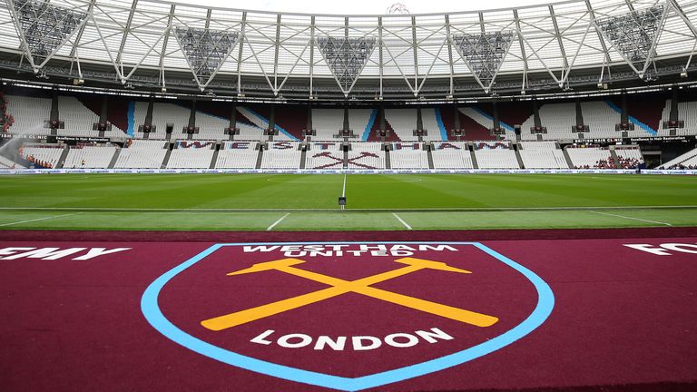 General view of West Ham's Olympic Stadium (AP)