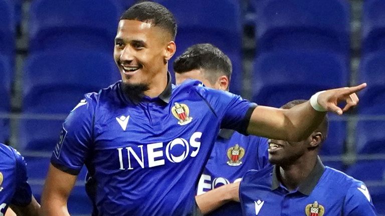 William Saliba spent last season on loan at Nice (AP)