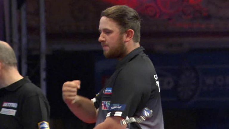 Callan Rydz loses his watch at the World Matchplay