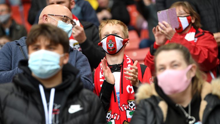 Southampton fans coronavirus