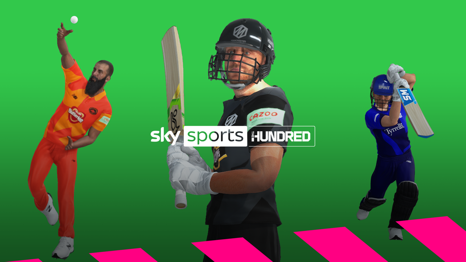 The Hundred Play With Avatars Of Cricket S Top Players With Sky Sports Amazing Ar Technology Cricket News Sky Sports