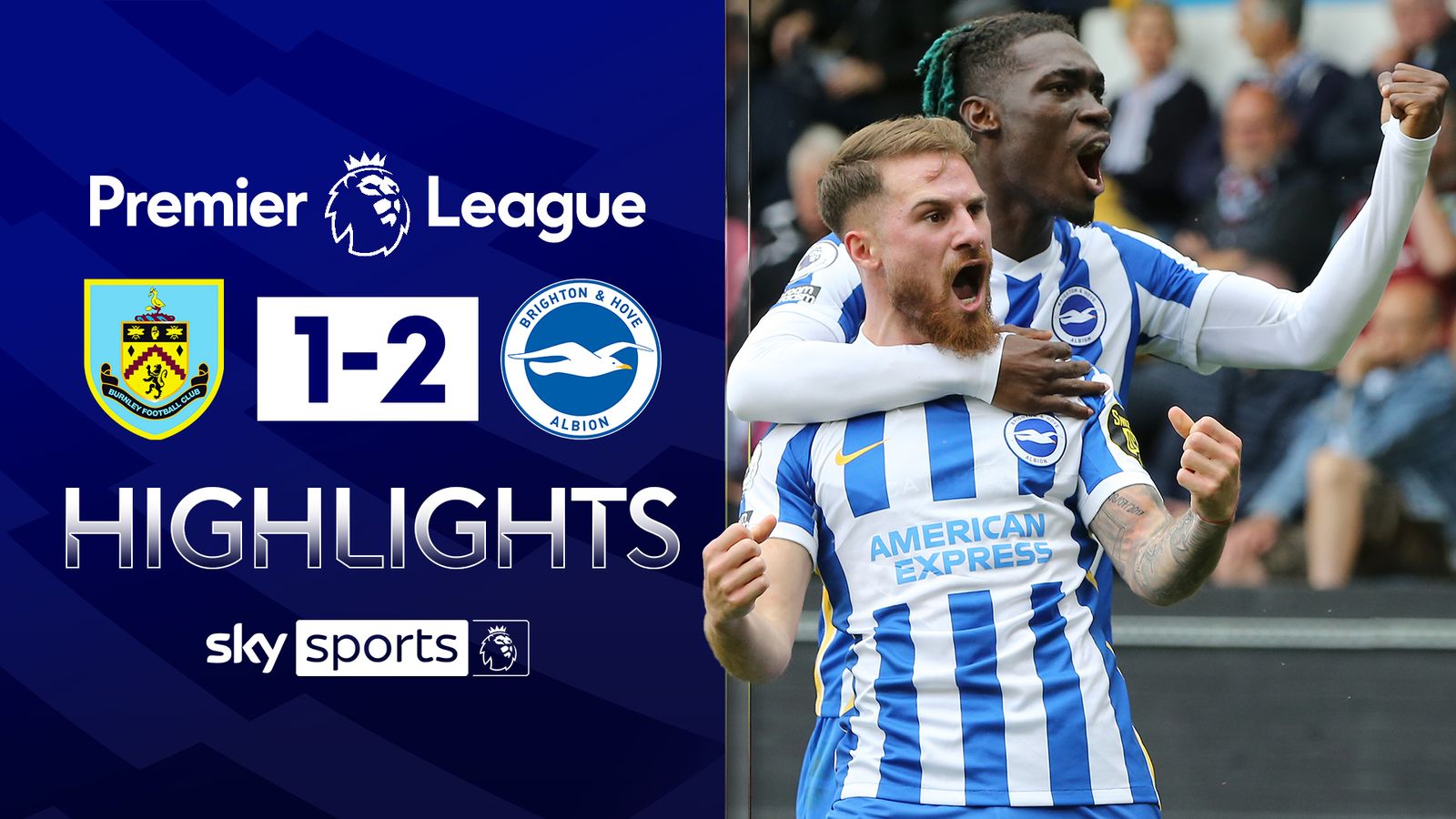 Brighton's late comeback stuns Burnley | Football News | Sky Sports