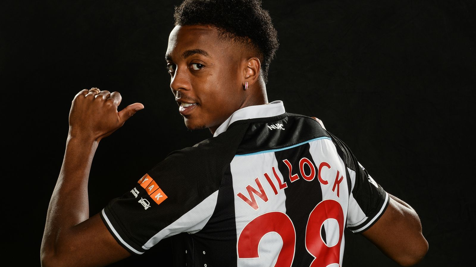 Signed Joe Willock Newcastle Home Shirt 22/23