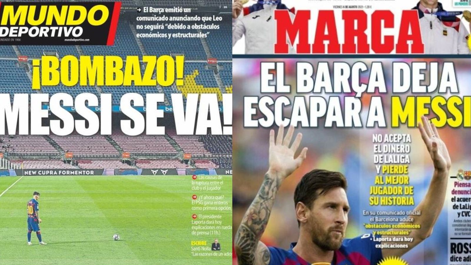 Lionel Messi: Barcelona allow forward to escape... but which Premier