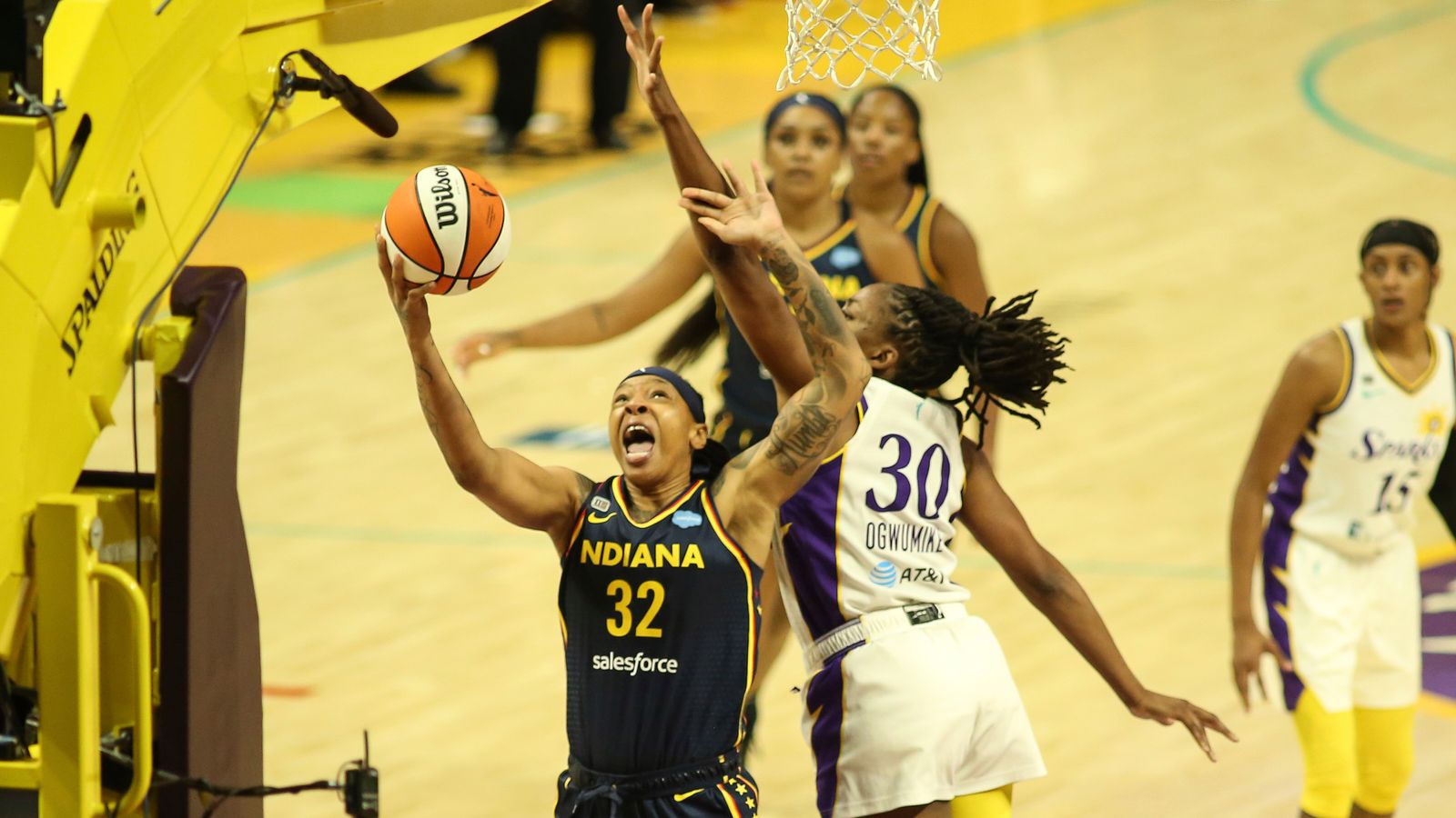 WNBA Fever 7075 Sparks NBA News Sky Sports