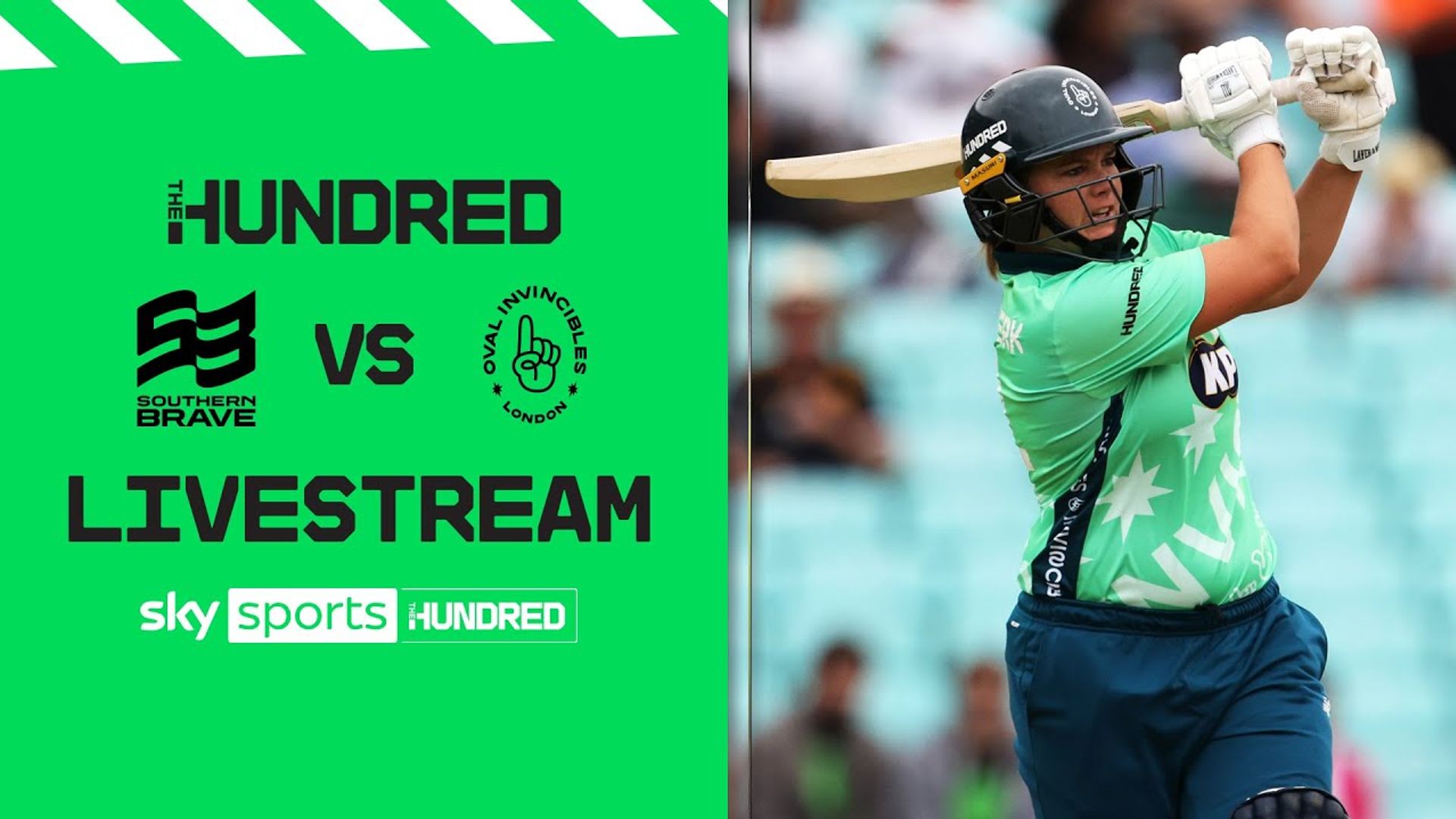 Watch The Hundred Final: Brave vs Invincibles