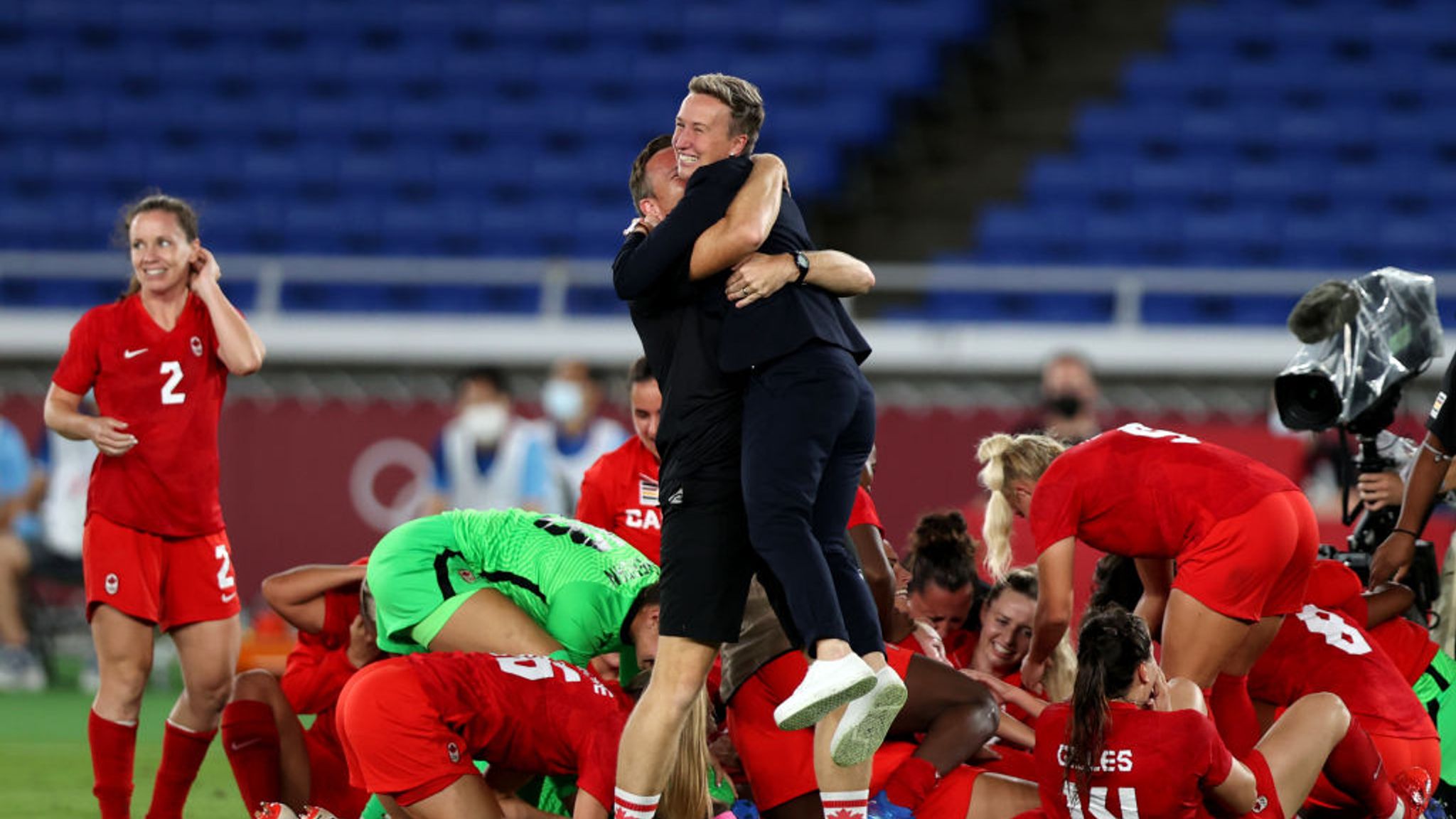 Bev Priestman: Olympic gold has changed my life | Football News | Sky ...
