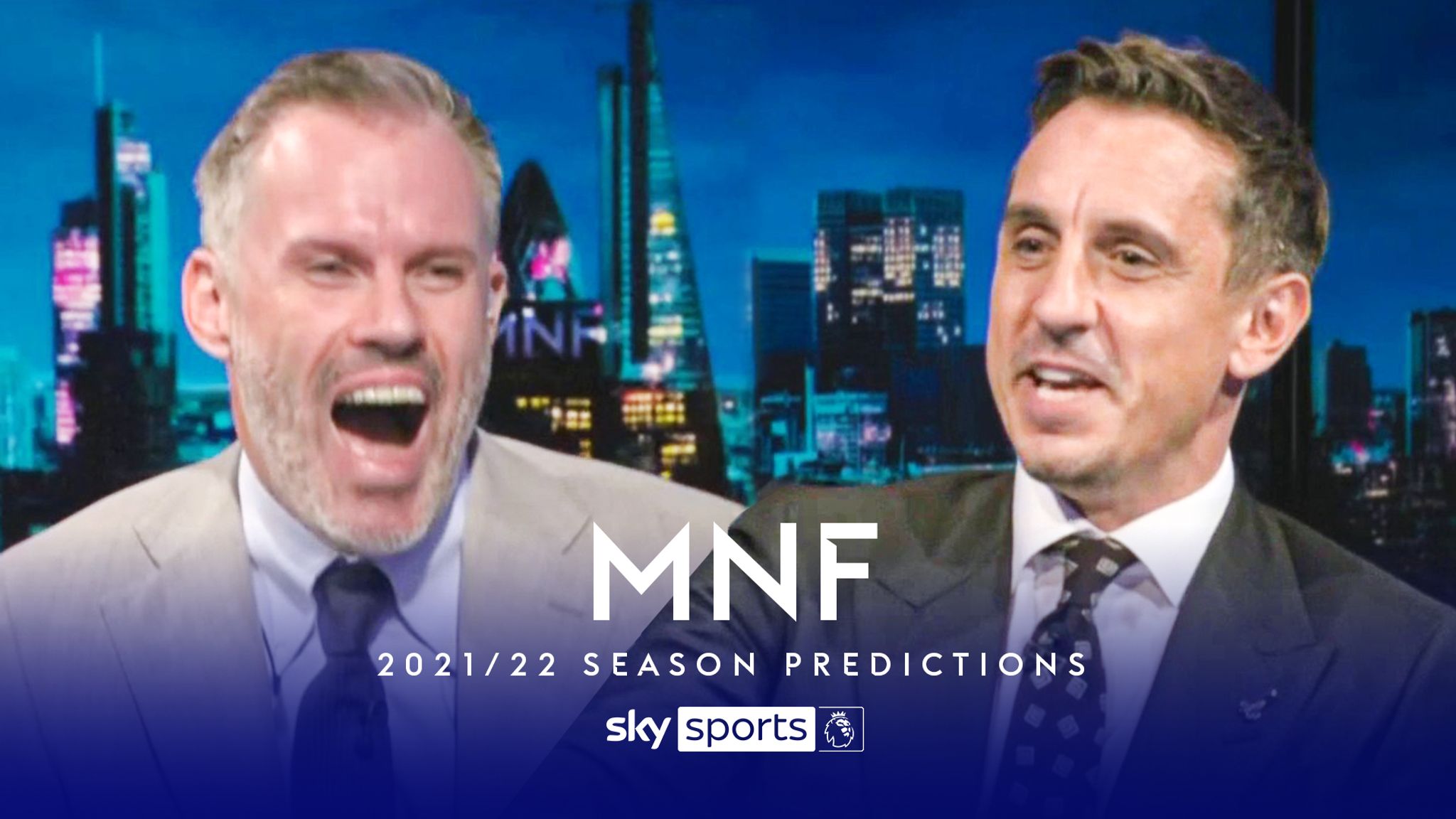 afcstuff on X: Jamie Carragher & Gary Neville's 'Monday Night Football'  Premier League predictions from August, which include Carragher naming  Emile Smith Rowe as 'Young Talent' & Neville naming Arsenal as  'Underachievers'. [