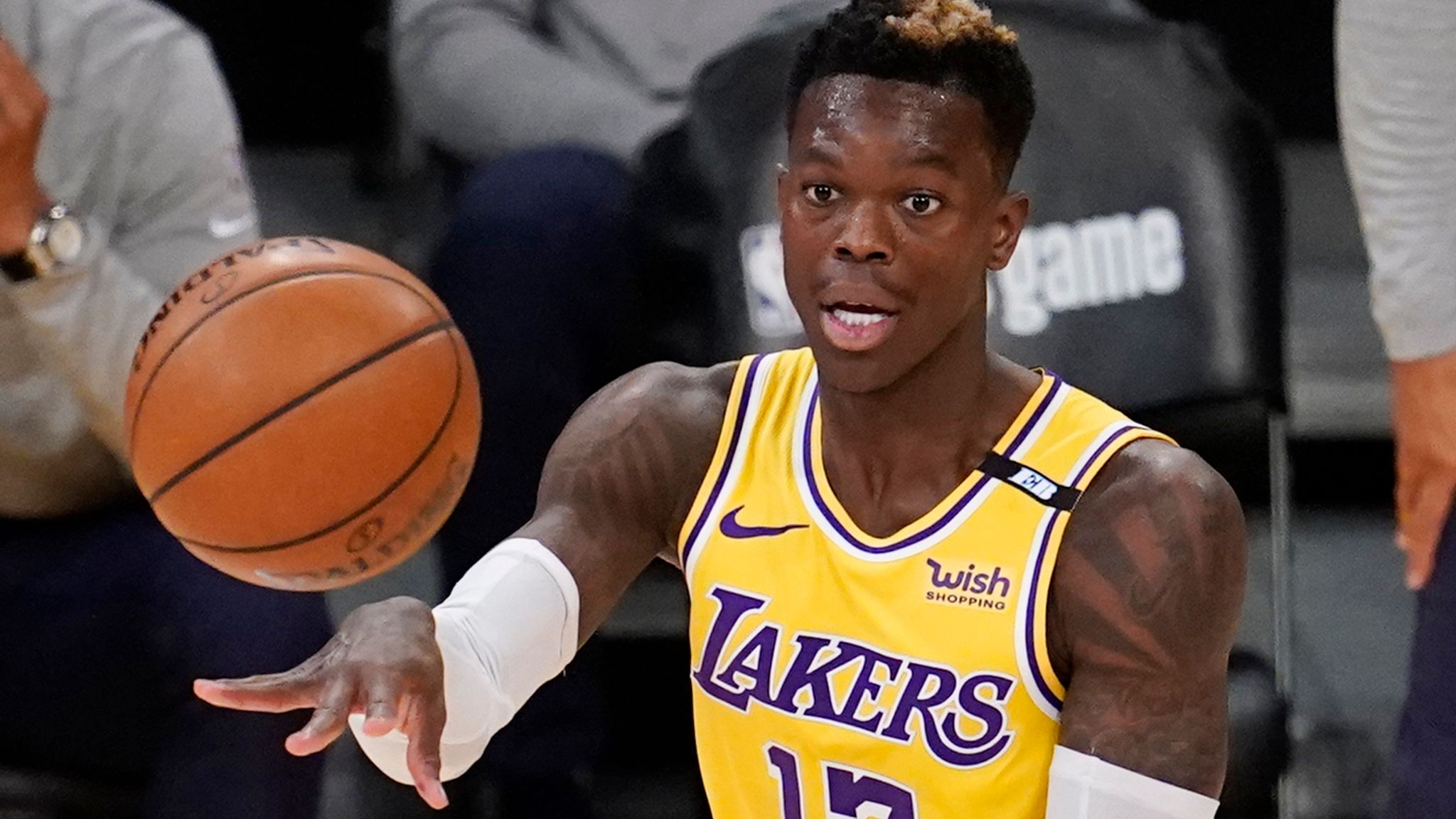 RARE NBA Los Angeles Lakers Dennis Schroder City India