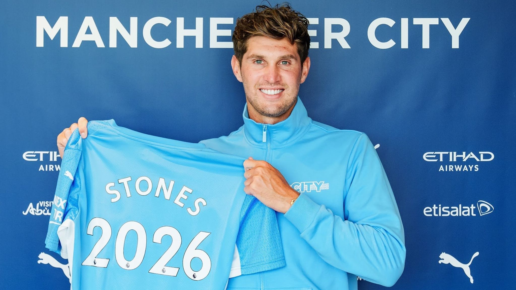 John Stones Man City Defender Signs Contract Extension Until 2026 Football News Sky Sports