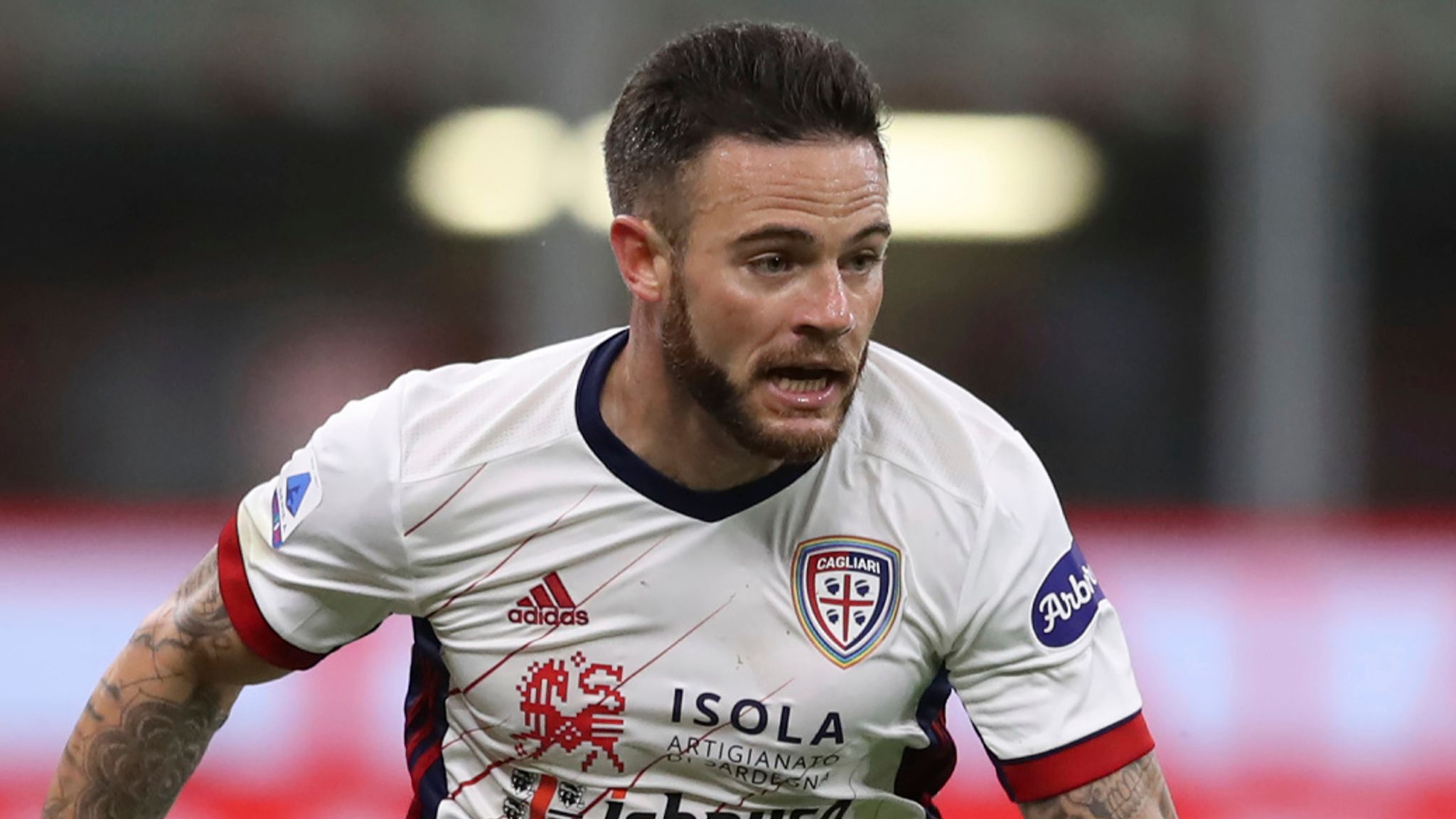 Nahitan Nandez of Cagliari looks on during the Serie A match