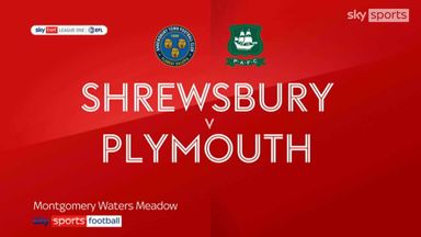 Shrewsbury 0-3 Plymouth