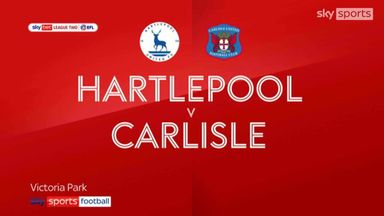 Hartlepool 2-1 Carlisle