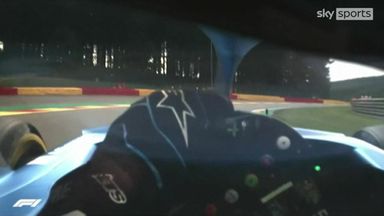 Alonso's helmet cam analysed