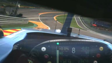 Driver's eye view with Alonso