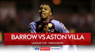 Barrow 0-6 Aston Villa