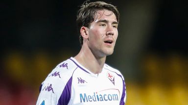 Dusan Vlahovic dell'ACF Fiorentina 