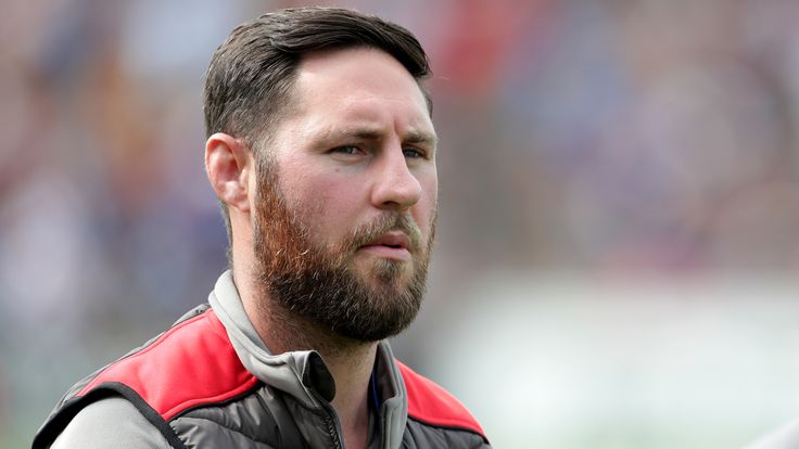 Wakefield Trinity v Leigh Centurions - Betfred Super League - Mobile Rocket Stadium
Leigh Centurions caretaker head coach Kurt Haggerty during the Betfred Super League match at the Mobile Rocket Stadium, Wakefield. Picture date: Sunday June 6, 2021.