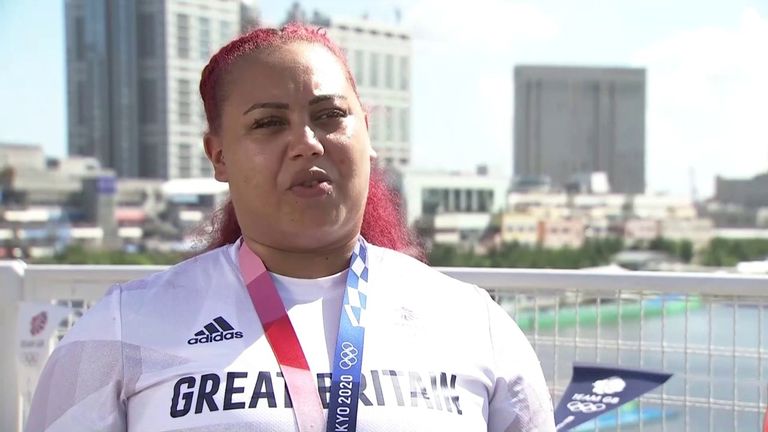 Team GB's silver medal-winning weightlifter, Emily Campbell says she hopes she has inspired young girls and boys to try the sport