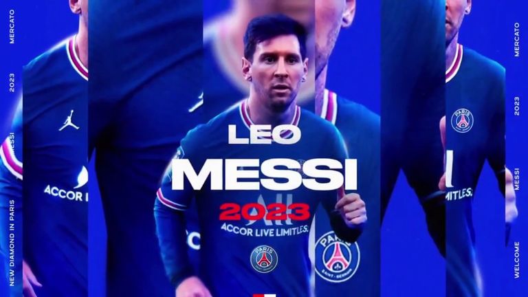 Lionel Messi Signs with Paris Soccer Club After 21 Years in Barcelona