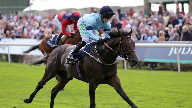 Royal Patronage and Jason Hart win the Acomb Stakes