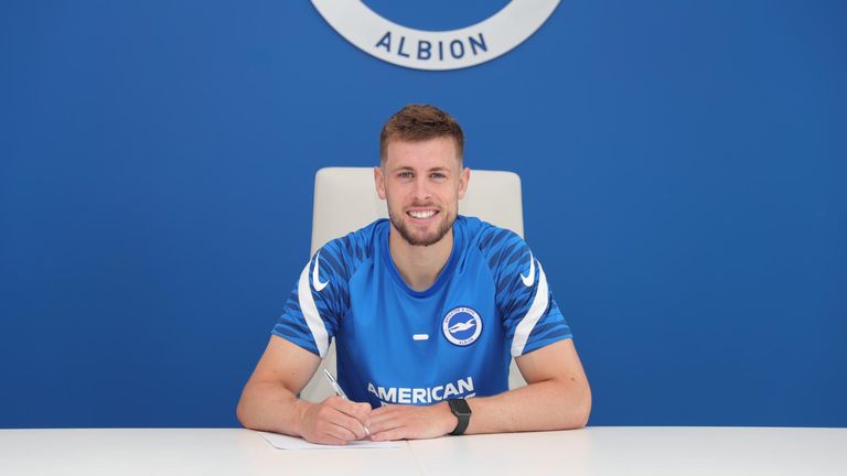 Adam Webster has signed a new five-year contract at Brighton 
