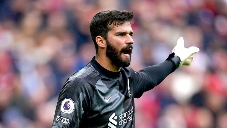 Alisson Becker Liverpool Goalkeeper Says Chelsea Are Leading Title