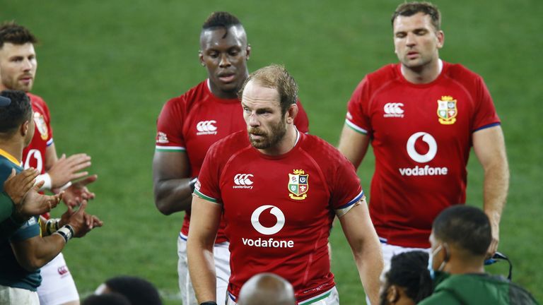 PA - Alun Wyn Jones and the Lions 
