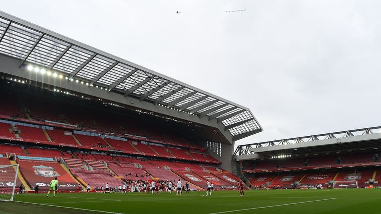Liverpool commence installation of seats with safety rails at Anfield as part of season-long trial |  Football News