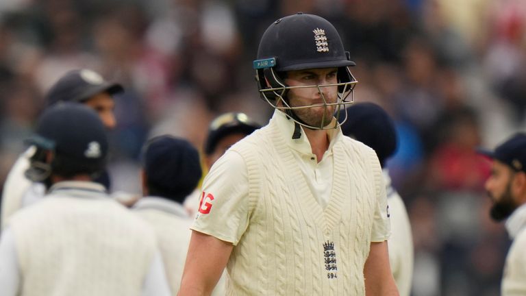 Dom Sibley averages 28.94 in 39 Test knocks for England, with a highest score of 133no
