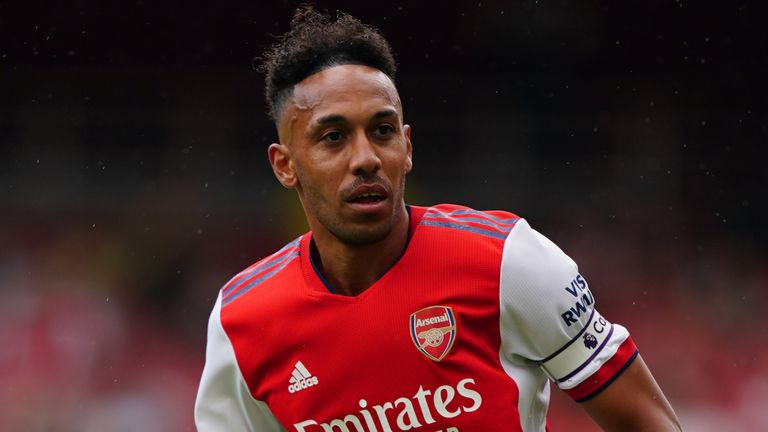 Pierre Emerick-Aubameyang returned to training this week following a bout of Covid
