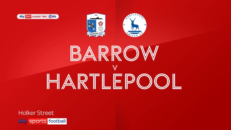 Barrow v Hartlepool