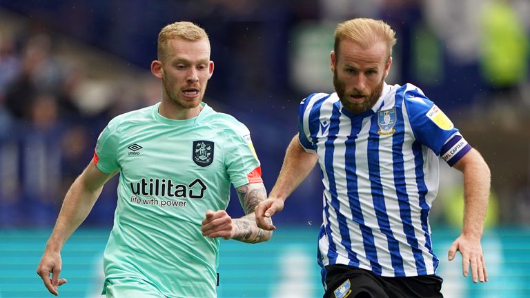 Barry Bannan drives forward for the hosts