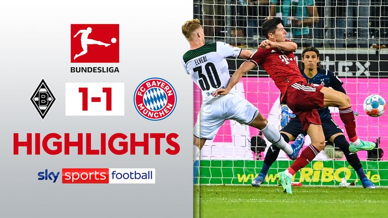 Uluru Grænseværdi vejviser Borussia Monchengladbach 1-1 Bayern Munich: Robert Lewandowski scores in  season opener | Football News | Sky Sports